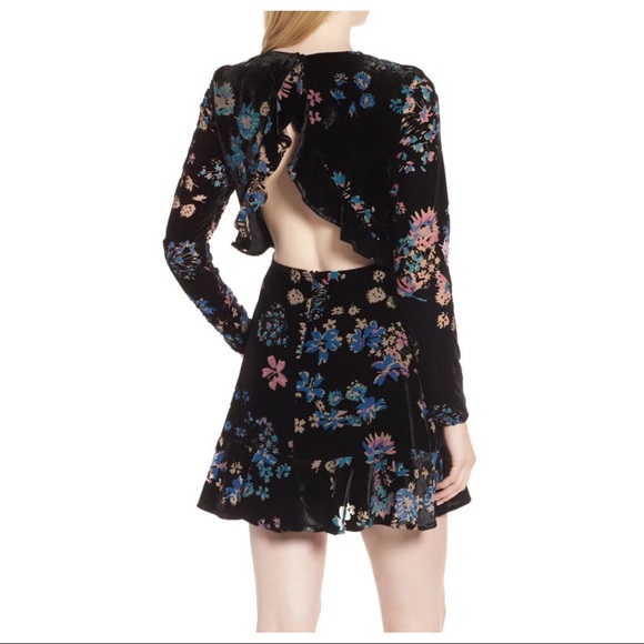 NEW REBECCA MINKOFF VELVET MINI DRESS - Picture 7 of 9